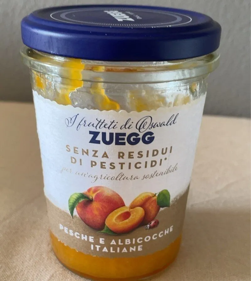 Composta di pesche e albicocche italiane