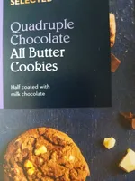 Quadruple Chocolate All Butter Cookies