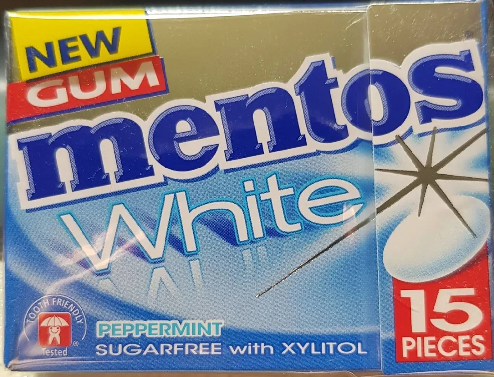 Mentos White Gum (Peppermint)
