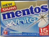 Mentos White Gum (Peppermint)