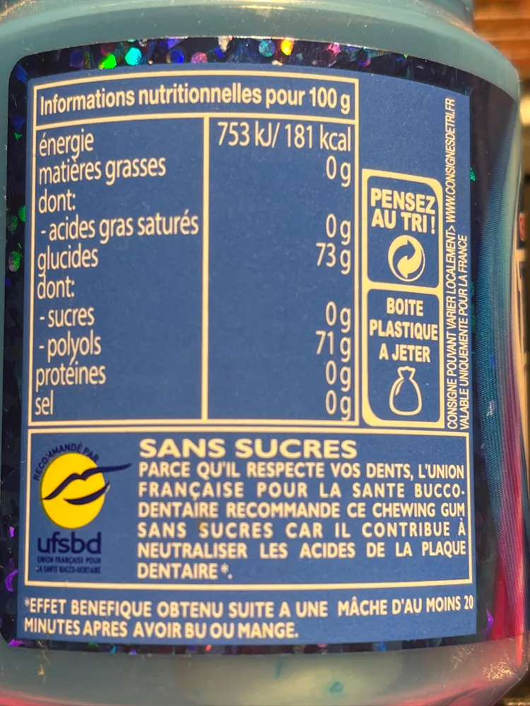 Pure fresh - Chewing gum sans sucres