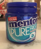 Chewing gum mentos pure fresh sans sucre