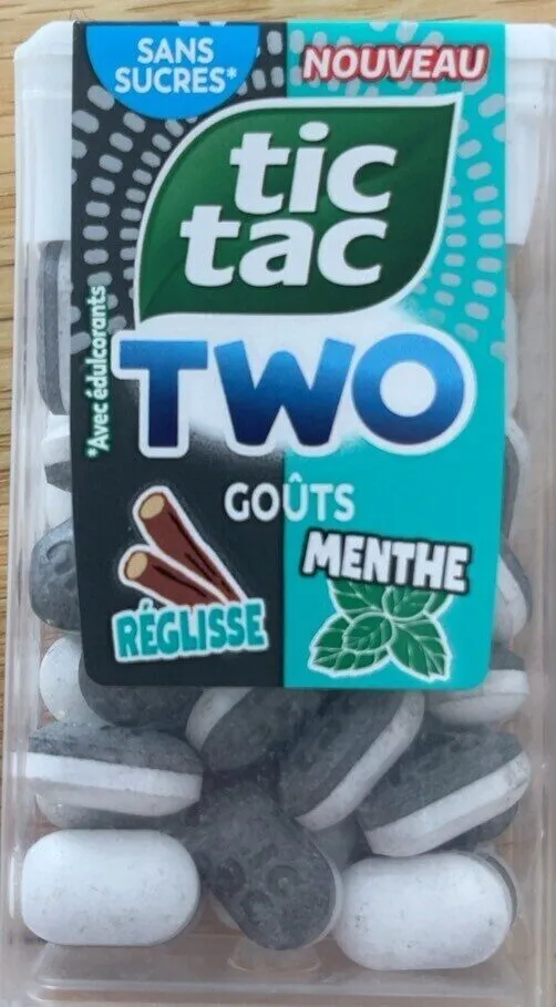 Tic Tac TWO Goûts Réglisse Menthe