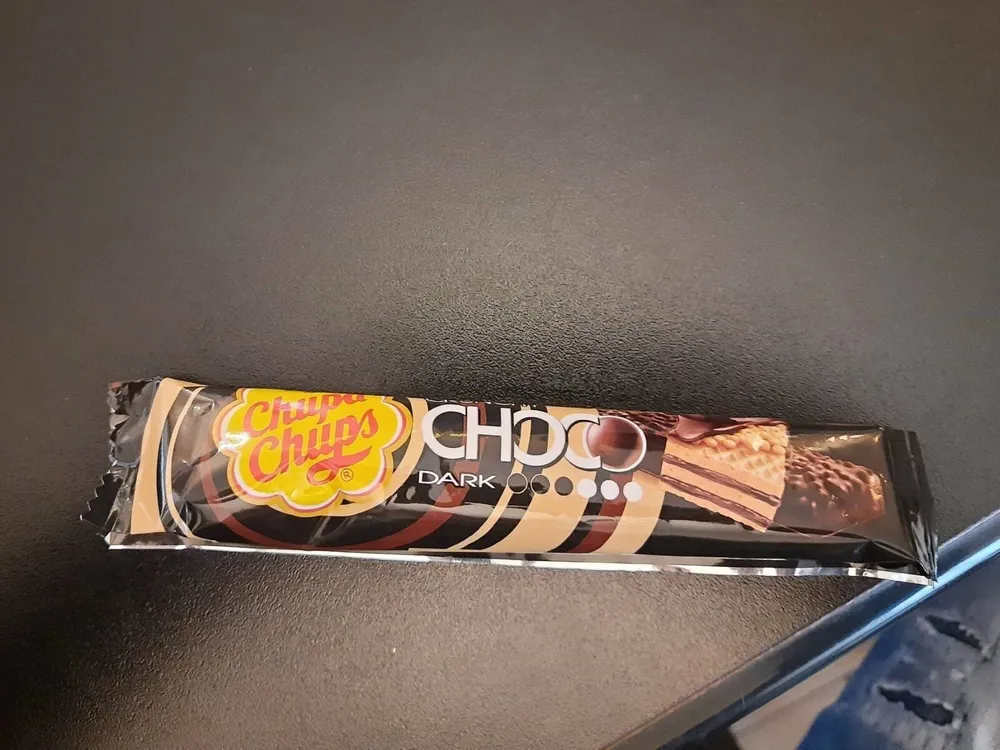chupa chups Crunchy choco dark