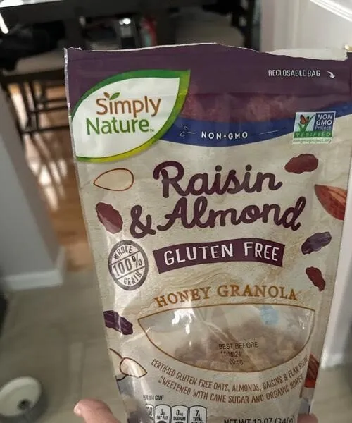 Raisin & almond honey granola
