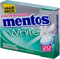 Mentos Gum Fliptop White Green Mint 30G