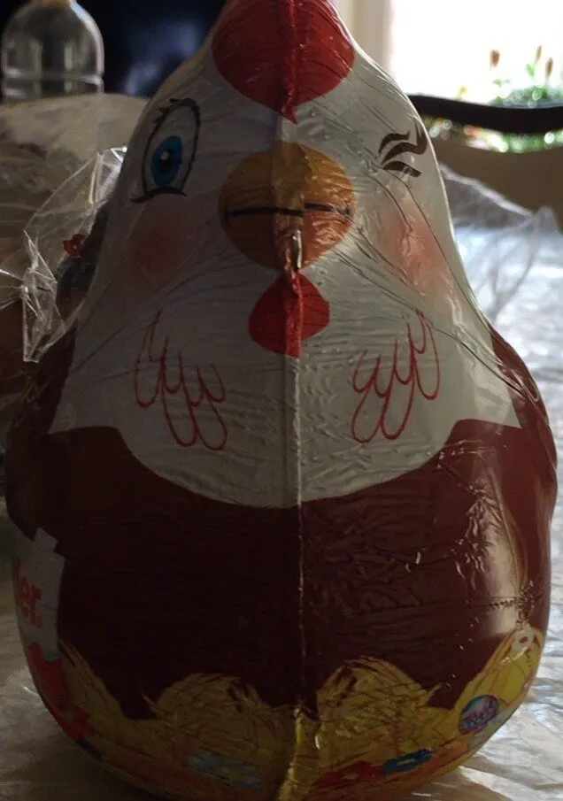 Poule en chocolat