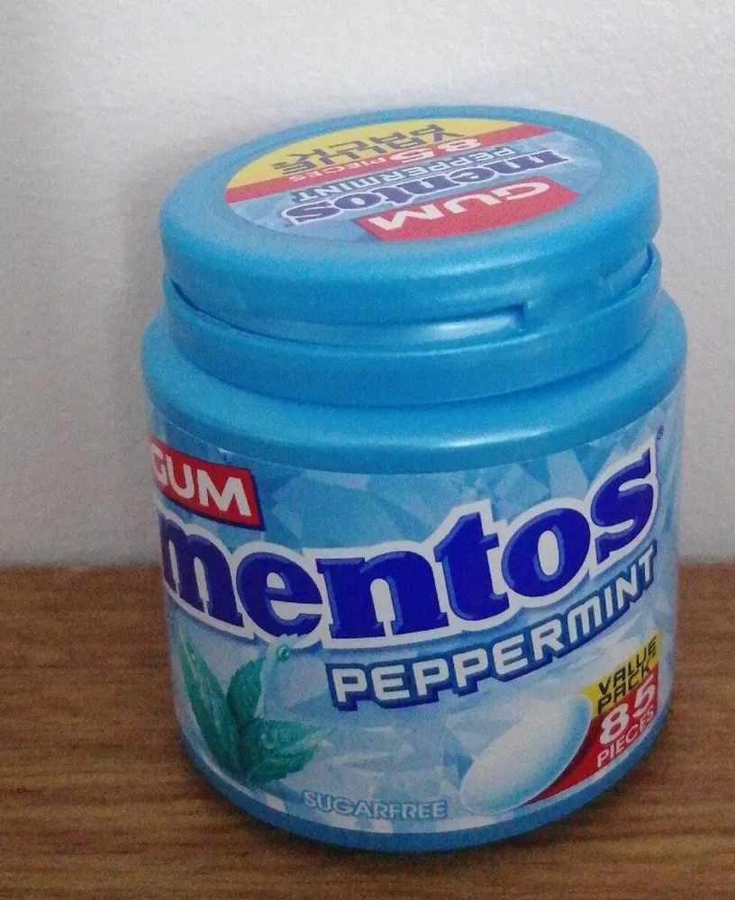 Mentos Peppermint Gum 85 Pieces