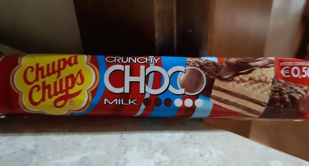 Perfetti Chupa Chips Crunchy Choco Milk 27 GR