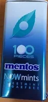 Mentos now mints goût menthe douce sans sucres