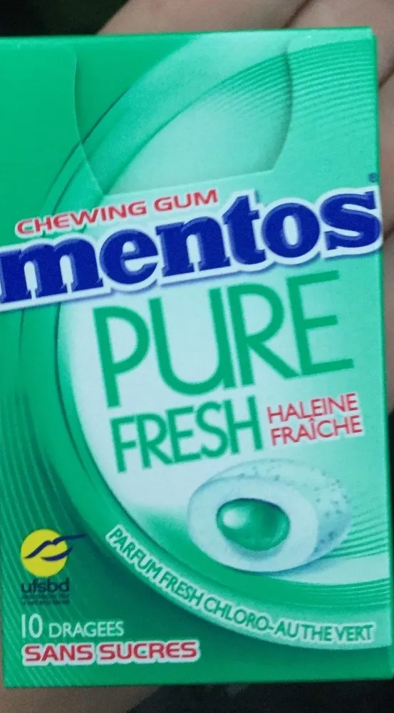 Chewing gum pure fresh chloro
