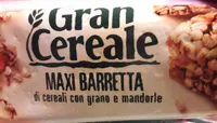Maxi barretta di cereali con grano e mandorle