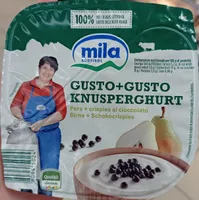 Yogurt pera e crispies al cioccolato