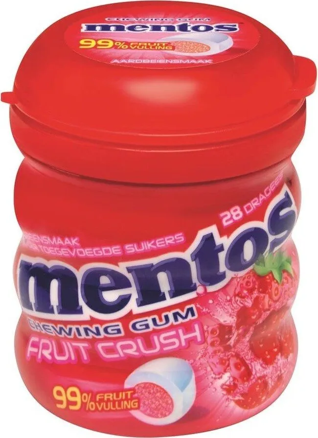 Mentis chewing gum fruit crush