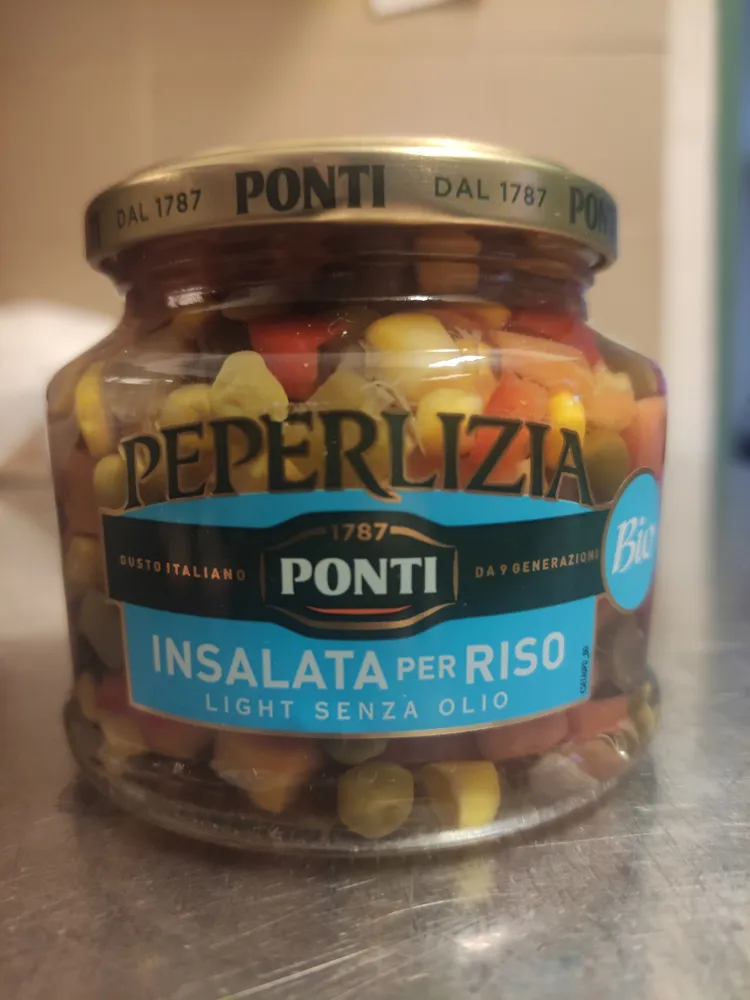peperlizia bio insalata per riso light senza olio