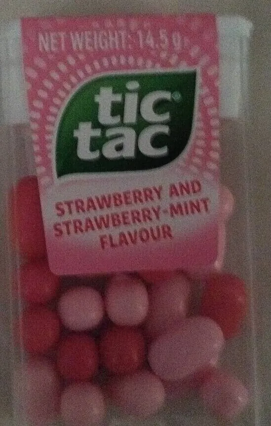 Tictac Strawberry & Strawberry -mint Flavour