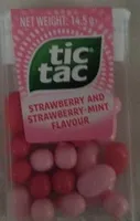 Tictac Strawberry & Strawberry -mint Flavour