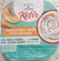 Kefir Bianco Naturale mango pesca e semi di chia
