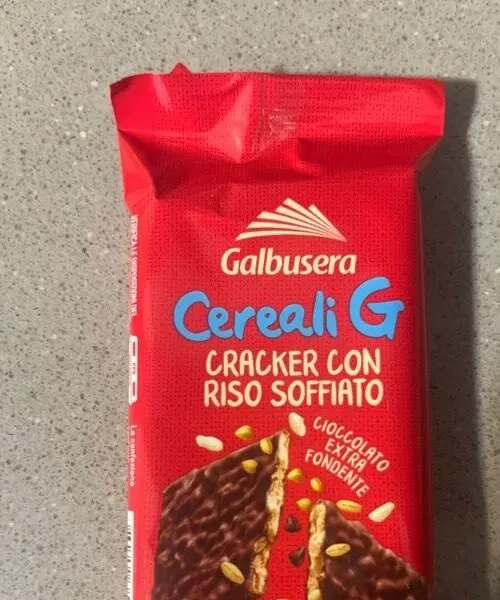 Crakers con riso soffiato