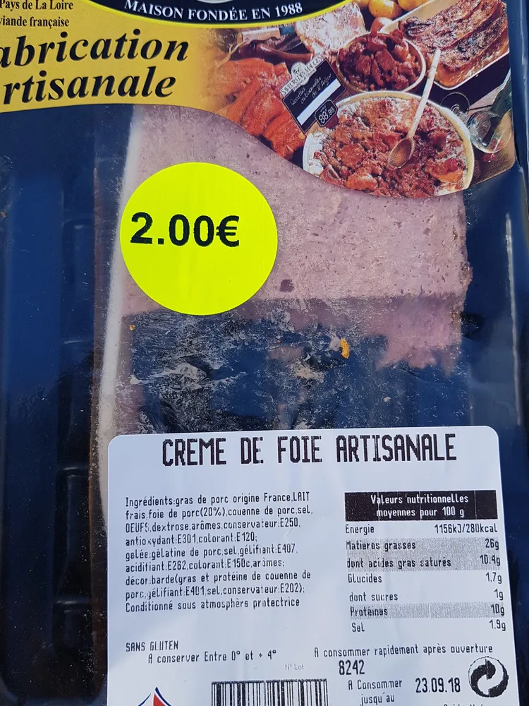 crème de foie artisanale