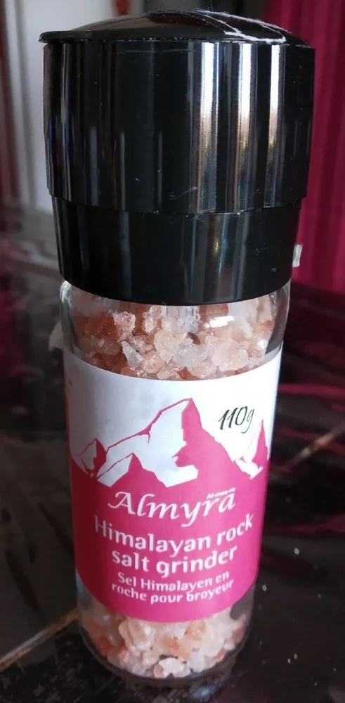 Himalayan rock salt grinder