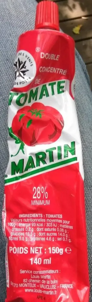 Double concentré de tomate
