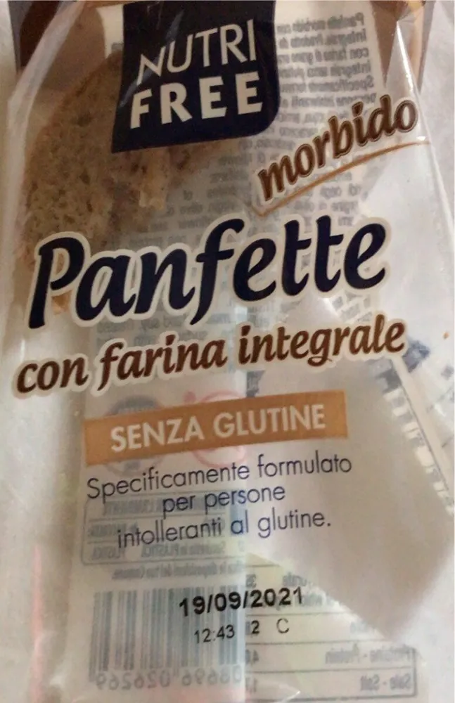 Panfette con Farina integrale senza glutine