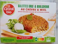 Galettes orge & boulgour au chèvre & miel