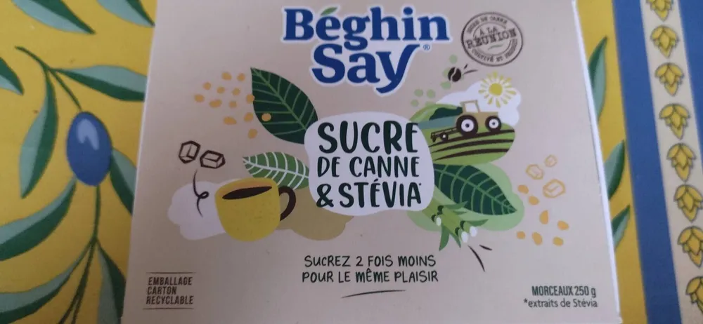 sucre de canne&stevia