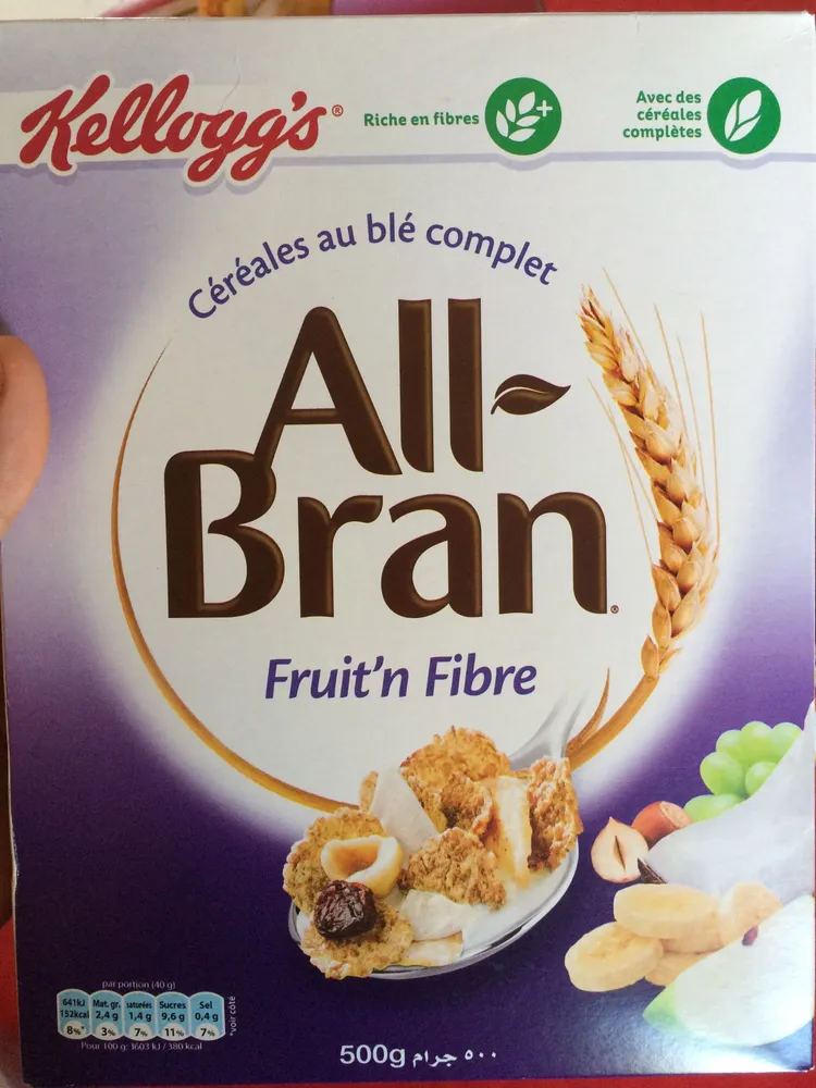 All-Bran Fruits'n Fibre