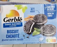 Biscuit cacaoté
