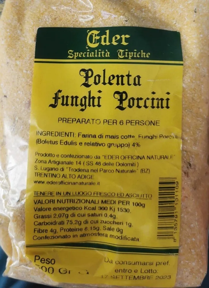 Polenta funghi porcini