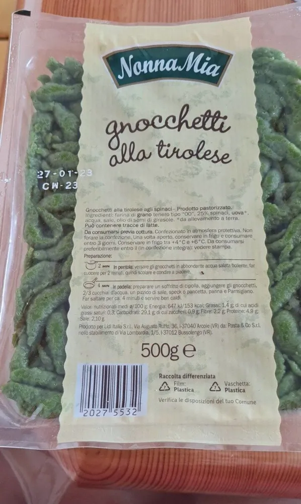 Gnocchi alla tirolese