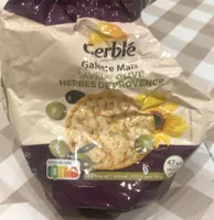 Galette Maïs saveur olive herbes de Provence