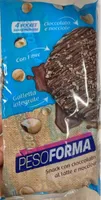 Snack con cioccolato al latte e nocciole