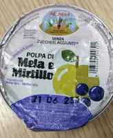 Polpa mela e mirtillo