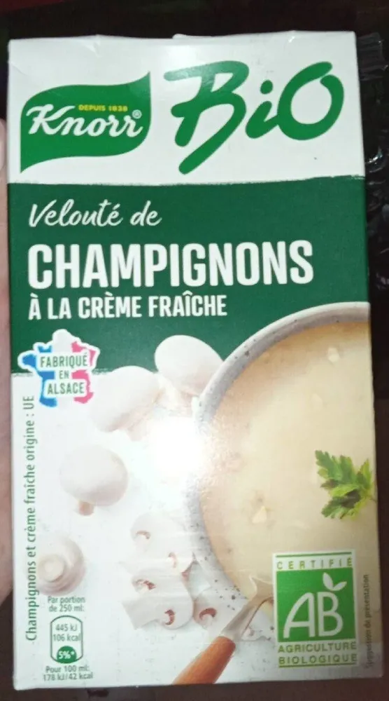 Velouté de champignons
