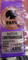 Filete contramuslo pavo