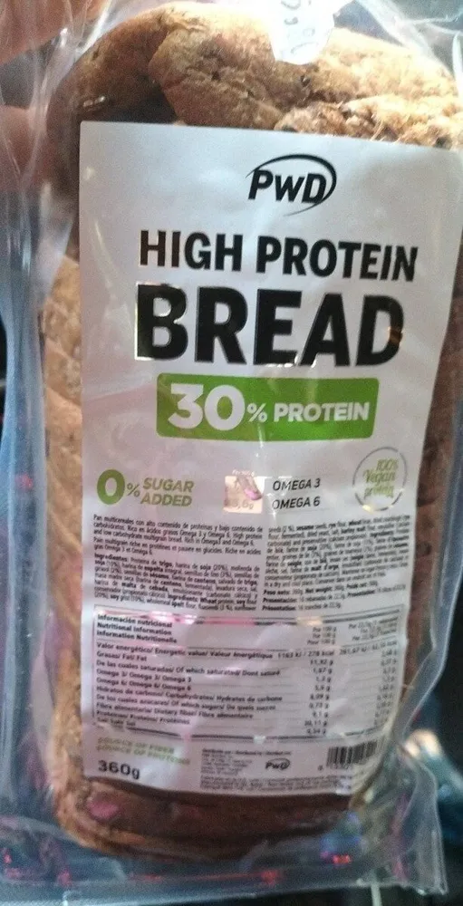 High protein bread