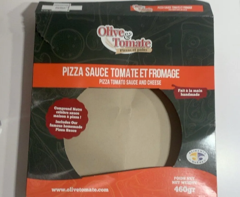 Pizza sauce tomate et fromage