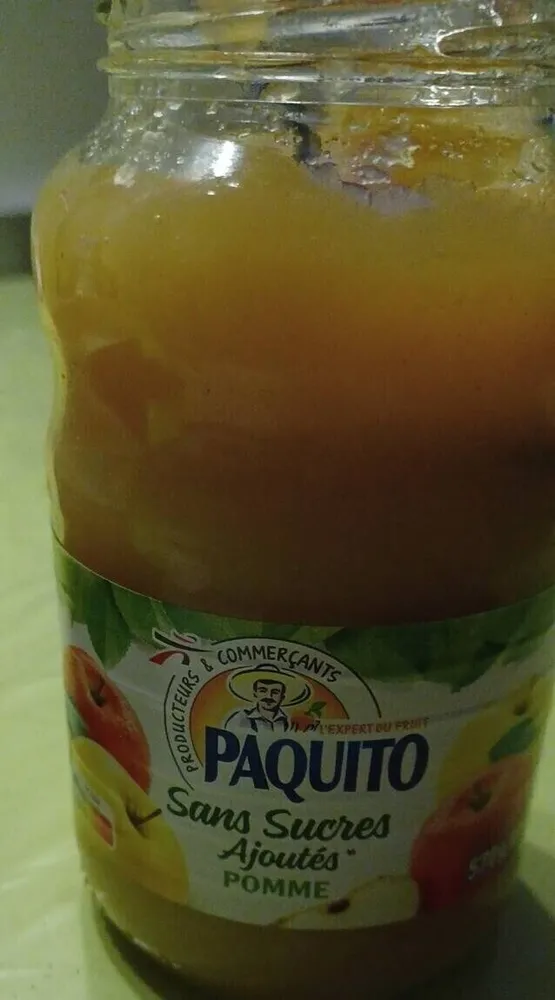 Compote pommes sans sucres ajoutées