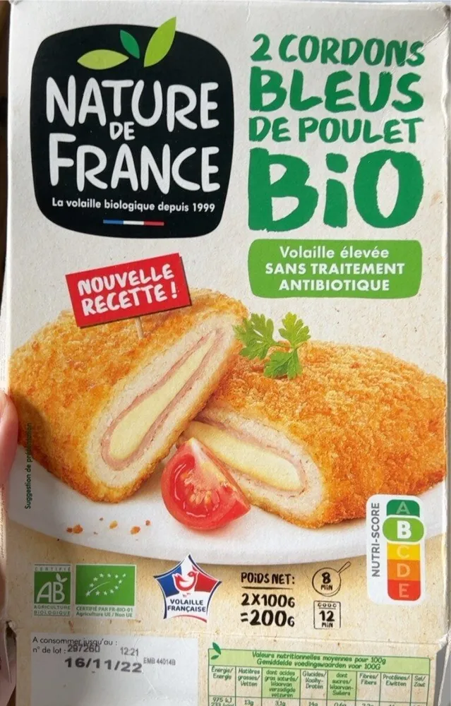 Cordons bleus de poulet