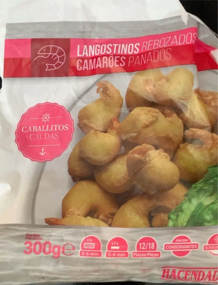 Langostinos rebozados