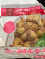 Langostinos rebozados