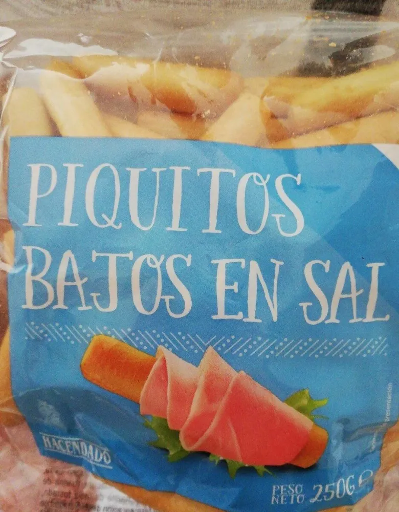 Piquitos bajos en sal