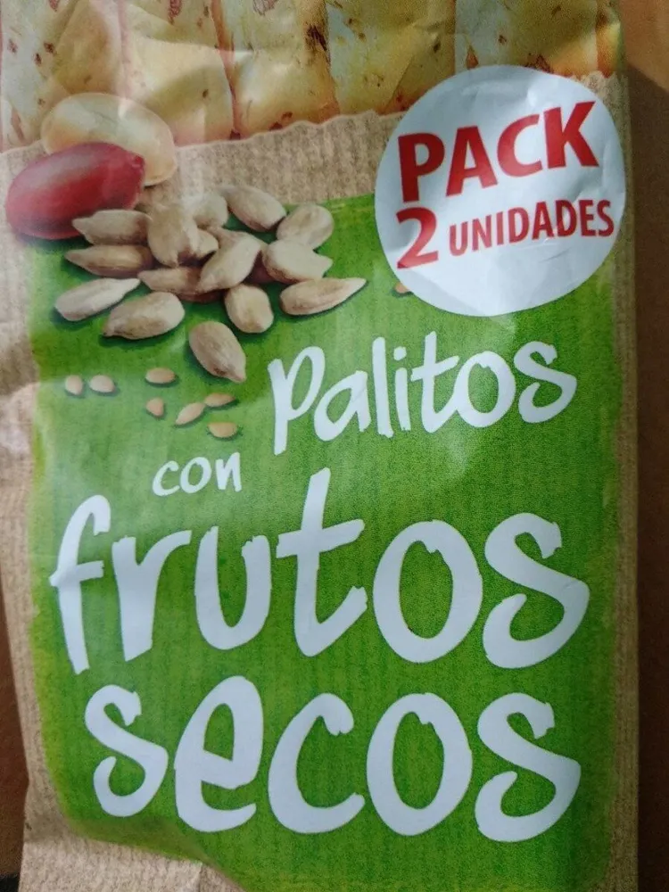 Palitos con frutos secos