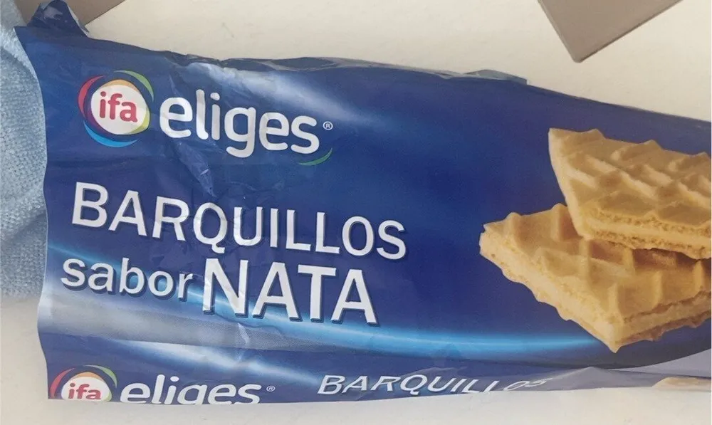 Barquillos sabor nata