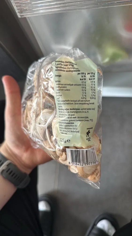 Gesneden champignon
