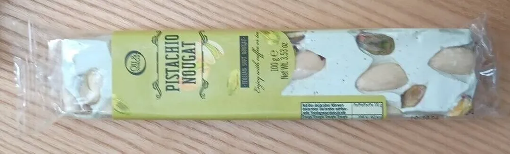Pistachio italian soft nougat