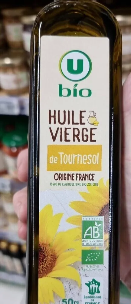 Huile vierges de tournesol